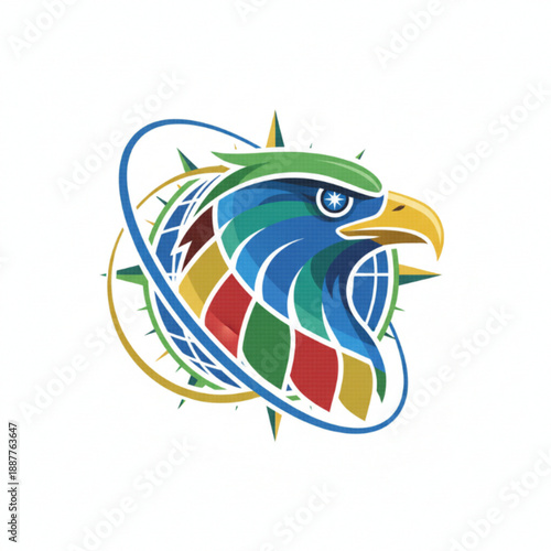 Silhouette of Woman Meditating in Lotus Pose with Simple Design