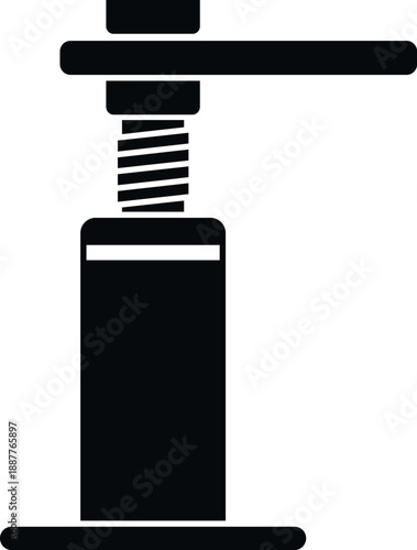 Screw jack, a mechanical lifting device, elevating equipment for automotive work