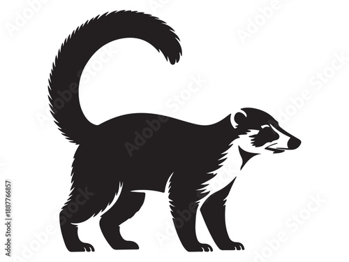 forest-skunk-mascot-silhouette-tattoo