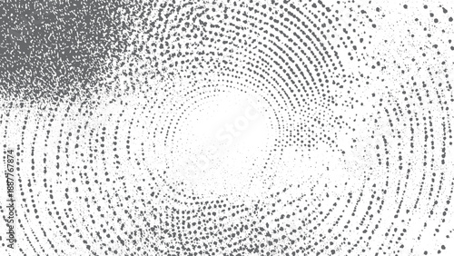 Abstract dust particle texture on white background with vintage grunge effect. Dust grain overlay texture for grunge background and retro design style