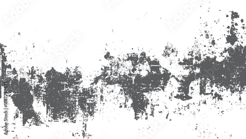 Old white grunge paper texture with dust particles and torn collage look. Vintage dust and dirt overlay on white background with distressed paper feel. 