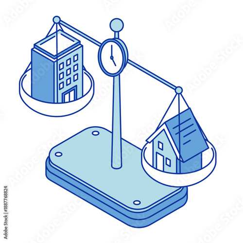 ワークライフバランスを天秤にかける