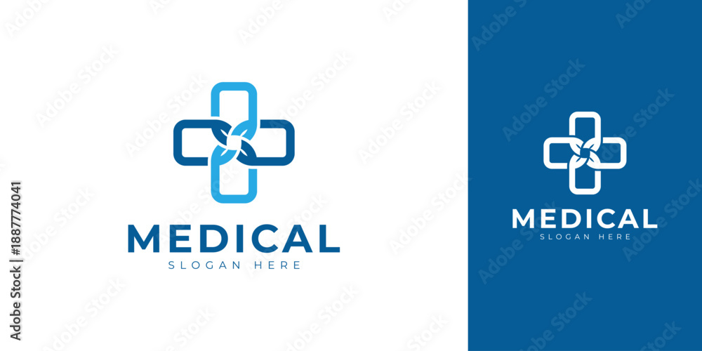 Obraz premium Medical Logo for Healthcare Business Company