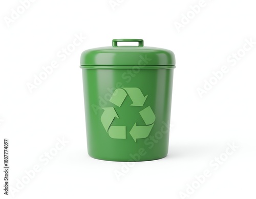 Recycling bin for eco-friendly waste disposal.
