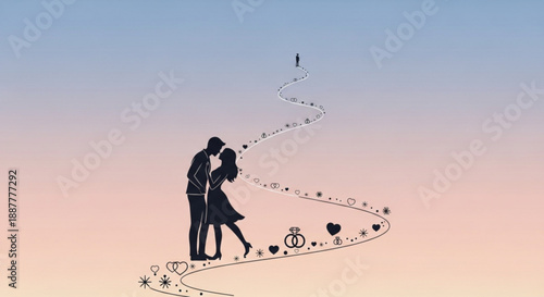 Modern Abstract Geometric Pattern Background in Vibrant Blue and Green Hues, Ideal for Digital Presentations and Creative Design Projects