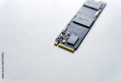 高速ストレージM.2 NVMe SSDのクローズアップ