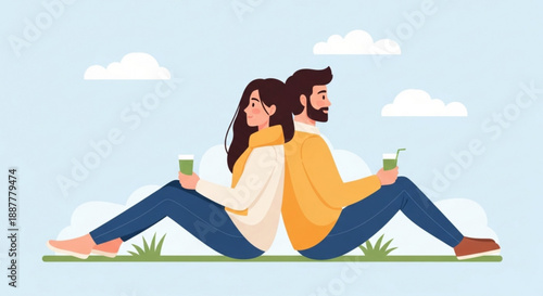 Diverse Group of Friends Enjoying a Summer Picnic in the Park, Outdoor Recreation and Leisure Activity, Happy People Sharing Food