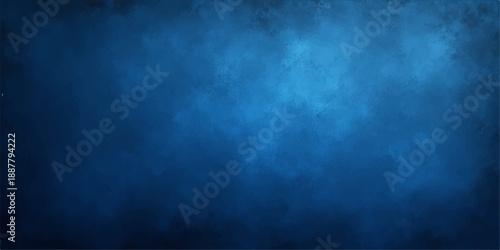 A dark blue grunge background with a mystery texture of smoke and mist against a stormy night sky design