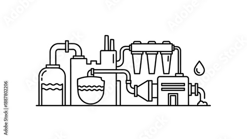 Industrial factory machinery equipment manufacturing.