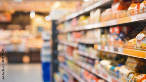 Wallpaper Mural Explore vibrant grocery store aisles filled with colorful fresh products and lively shopping experience Torontodigital.ca