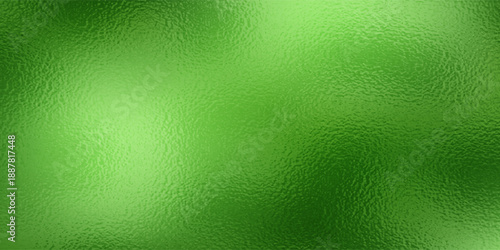 Soft Yellow green shiny Foil Texture Background with Glass Effect or sea green glass texture. bright lime green frosted foil texture with a glass-like diffusion effect. The surface has a subtle