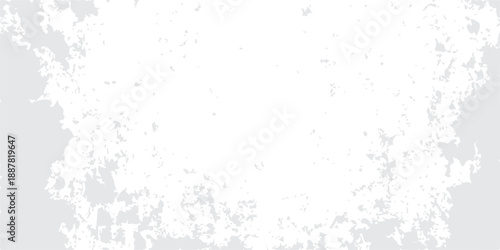 Vintage grey wall design featuring an abstract grunge paper texture with a dusty black paint effect and a rough textured border frame