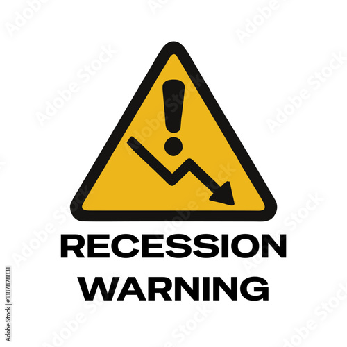 Recession warning icon