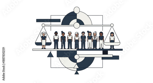 Visualizing Corporate Equity: Achieving Balanced Opportunity and Fairness in a Diverse Professional Environment