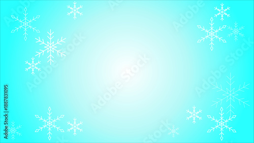 雪　結晶　背景