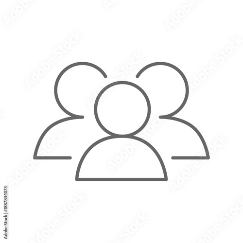 Vector flat illustration in grayscale. Avatar, user profile, person icon, gender neutral silhouette, profile picture. Suitable for social media profiles, icons, screensavers and as a template.