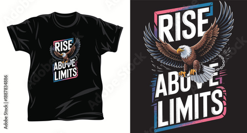 American eagles graphic vector t shirt design print.