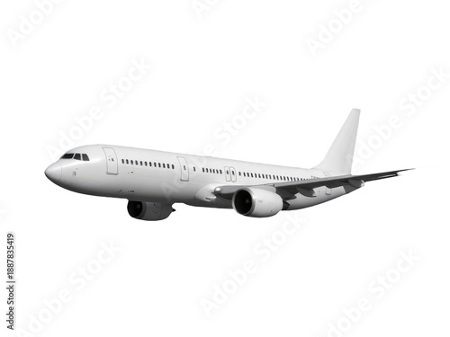 Wallpaper Mural Airplane in the air, suitable for transportation or travel themes Torontodigital.ca