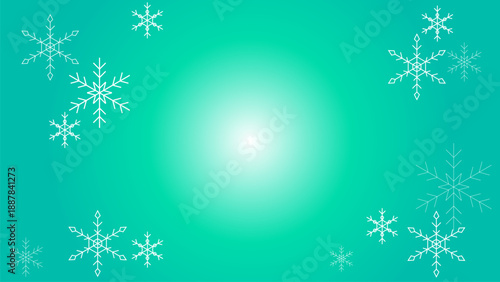 雪　結晶　背景