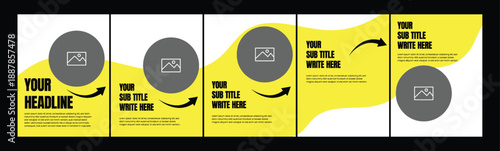 Trendy social media slider design pack including square flyer templates, creative ad layouts, carousel posts set, marketing template bundle, multipurpose branding designs, promo banners