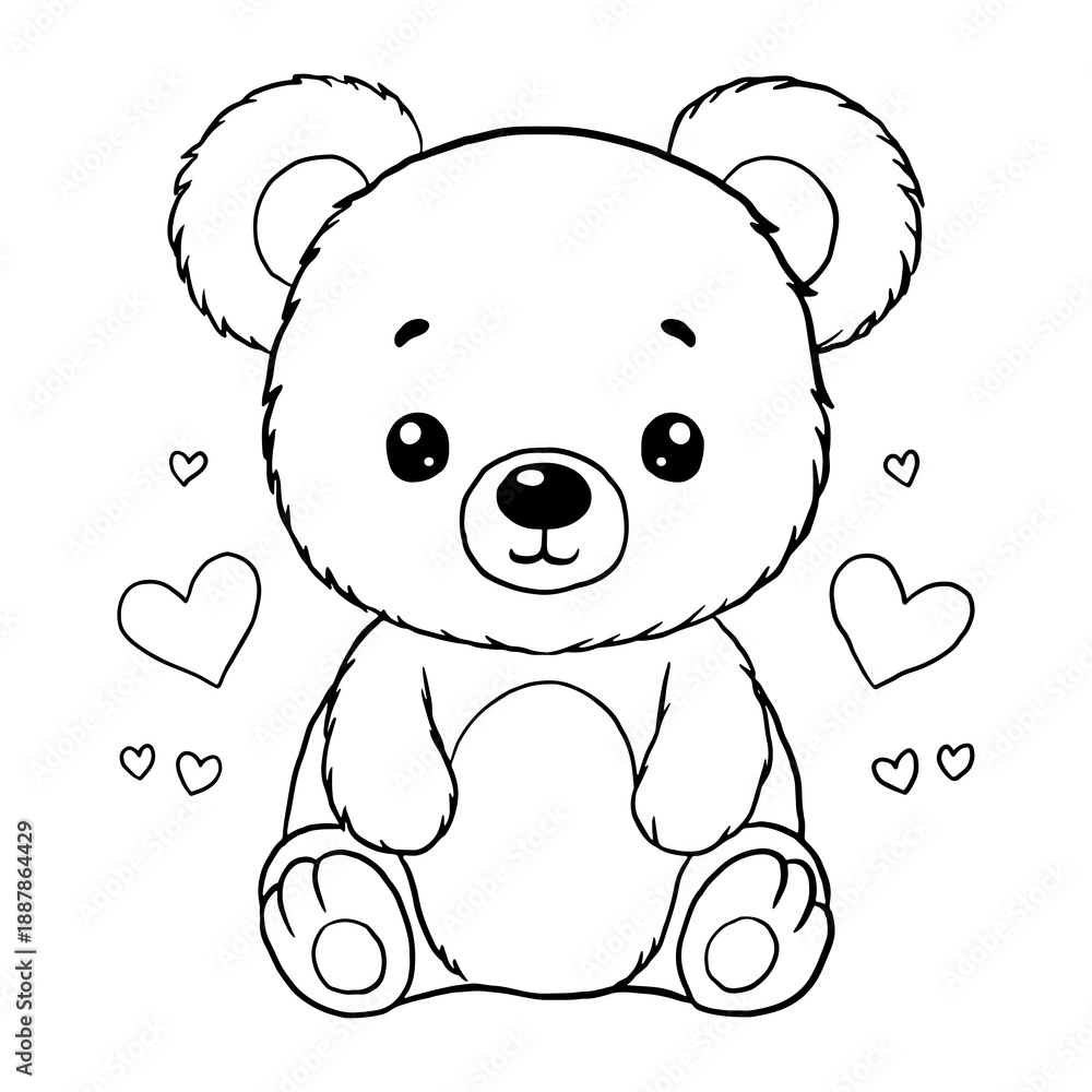 Fototapeta premium coloring pages activity worksheet for kids 08