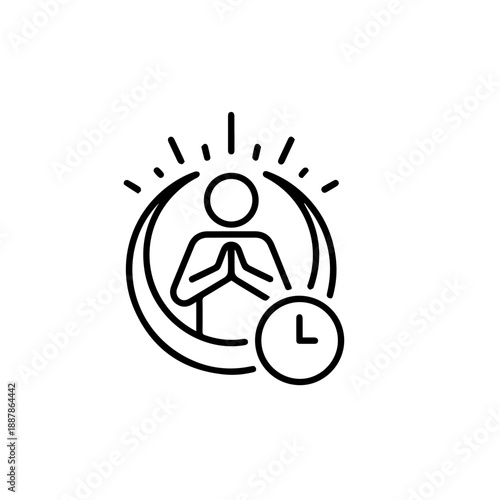 Icon for Mindful Prayer and Sacred Ritual Time