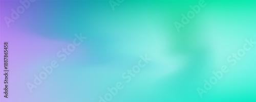 Mint green and purple background. Abstract blurred gradient background. Mesh background with sweet colors for banner templates. vector