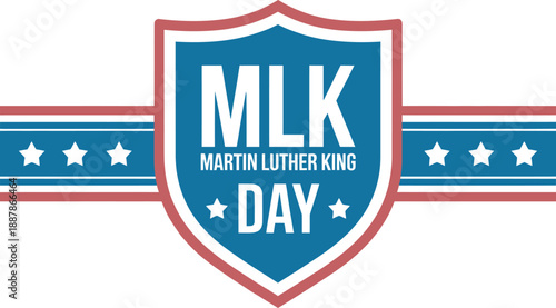 MLK Day – Martin Luther King Jr. Day Patriotic Holiday Banner Design