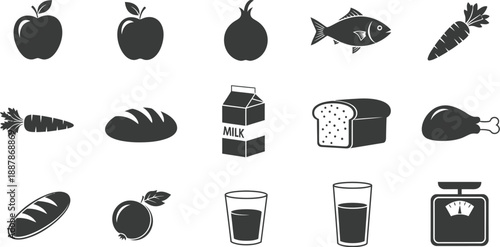 Set of different vegetables 