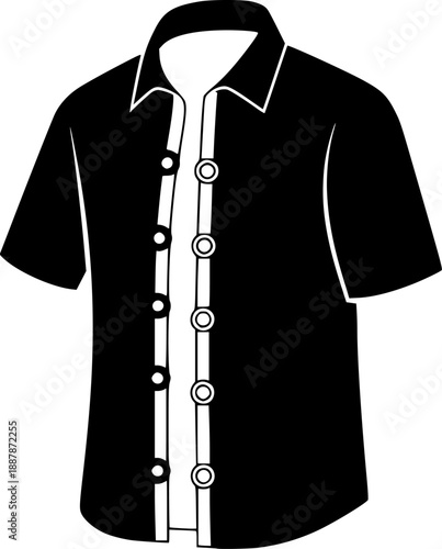Adaptive Clothing Shirt Magnetic Closure Silhouette
