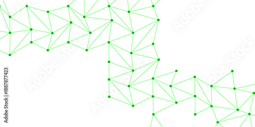 Internet connection network high digital technology with connecting points and lines. Network technology background with dots and lines for desktop. 
