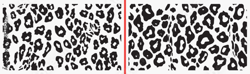 leopard print seamless pattern, animal skin texture, black white leopard spots, wild fashion background, hand drawn leopard pattern, trendy animal print design, seamless surface pattern

