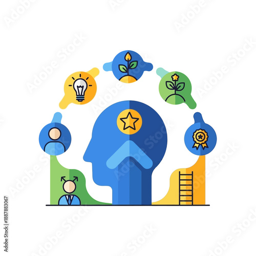 Creative Brainstorming Concept with Ideas.