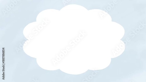 雲型のフレームアニメーション