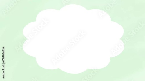 雲型のフレームアニメーション