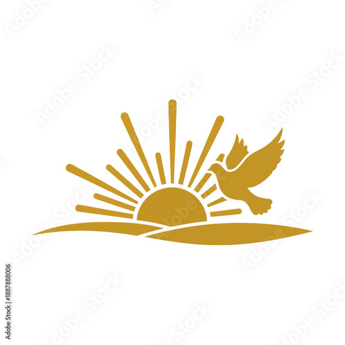 Sunrise Dove Symbol