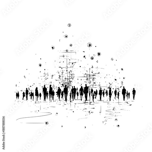 What conceptual meaning does a pure black background hold for design?