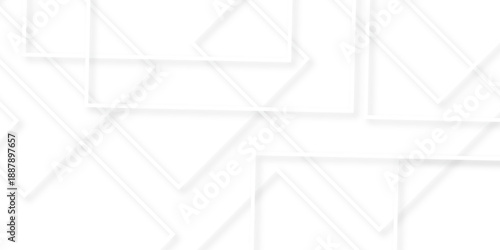 Abstract background white modern background. Gradient square shape design. Futuristic technology concept. Abstract geometric line square seamless pattern.