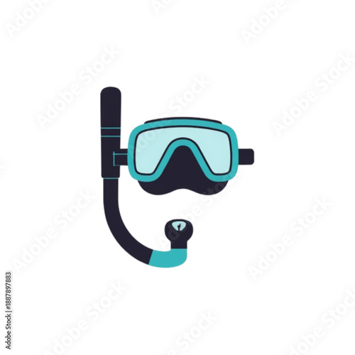diving mask and snorkel