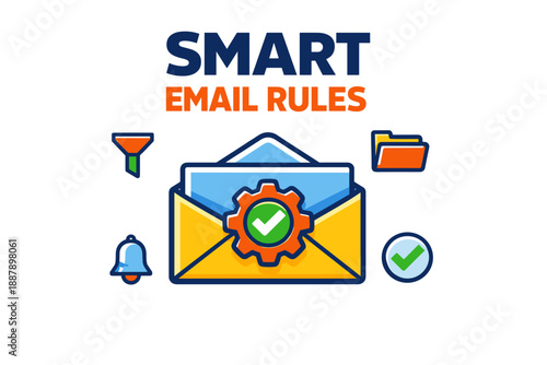Smart email management system with rules and notifications