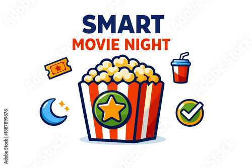 Smart movie night: popcorn, drinks, and tickets for the perfect evening