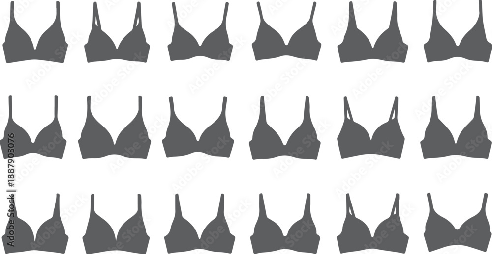 Fototapeta premium vector illustration of a seamless Bra