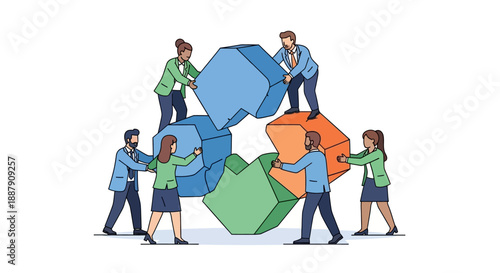 Corporate Team Collaboration Building a Cyclical Strategy: Unlocking Synergy and Sustainable Growth