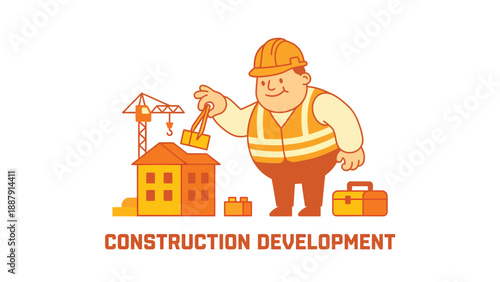 Construction Development: Building Illustration