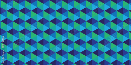 Interlocking diamond shapes in a seamless repeating pattern