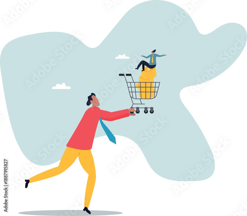 Bargain business deal for buyer and seller, best price shopping, stock for investor or consumer and marketing.about a man and his life.