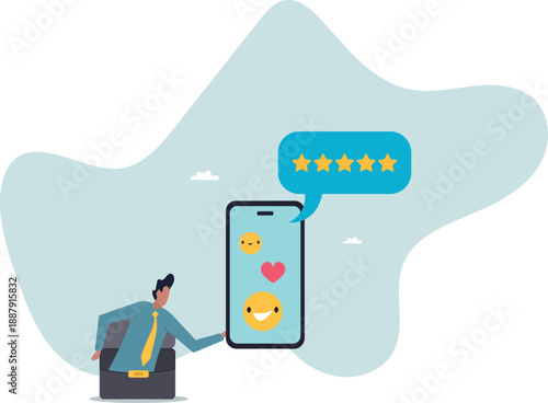 Positive reviews and likes are the concept of feedback.