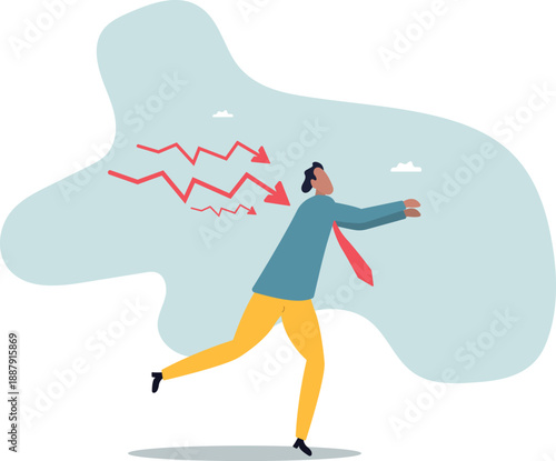 A businessman runs away from a crisis.about a man and his life.