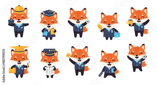 Fox Character in Professions Set