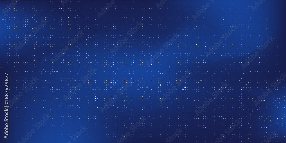 Obraz premium premium gold star dark navy blue pattern.vector illustration.